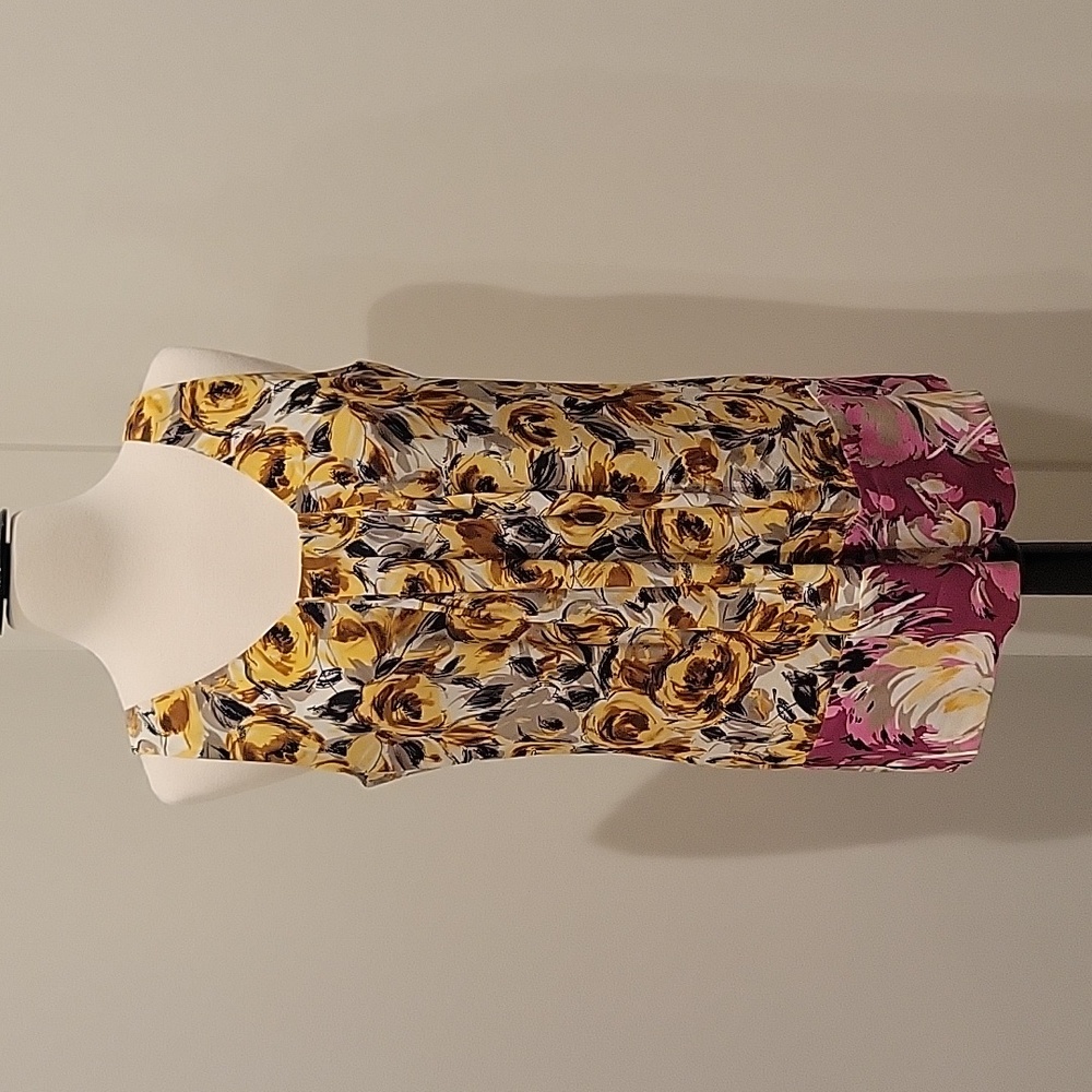 Ellen Tracy Sleeveless Silk Top